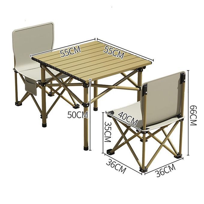 Pack 4 Chaises + Table Pliante – Pour des Moments Inoubliables en Famille