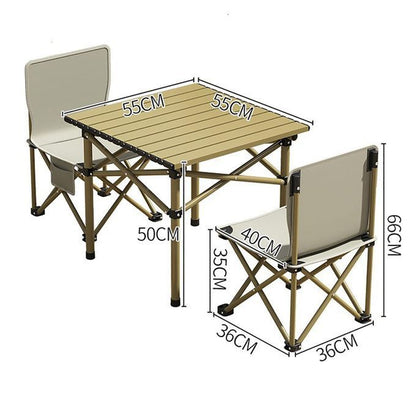 Pack 4 Chaises + Table Pliante – Pour des Moments Inoubliables en Famille