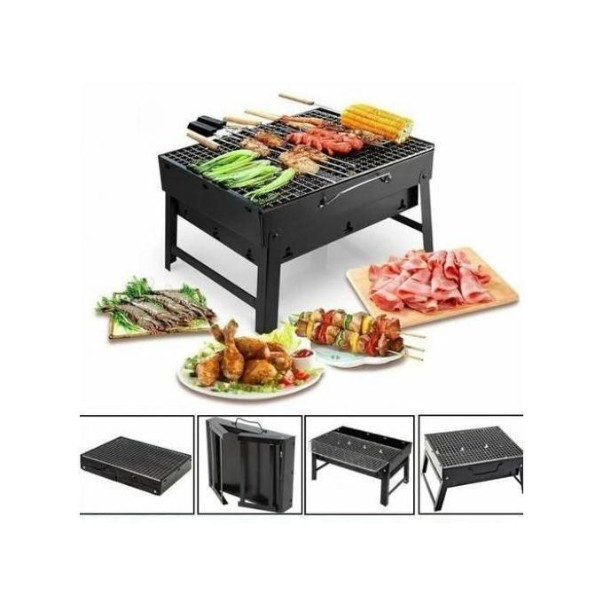 Barbecue Portable Rectangulaire à Charbon