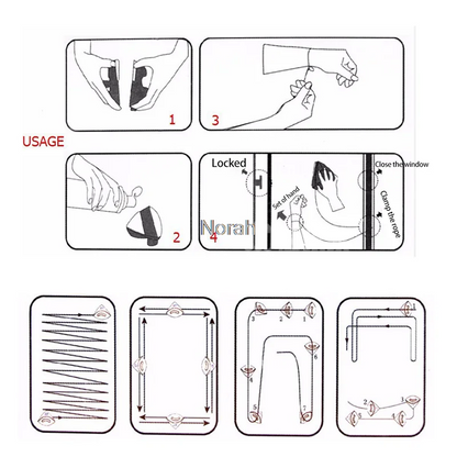 Nettoyeur Magnétique Triangulaire pour Vitres – Double Face, Pratique et Sécurisé