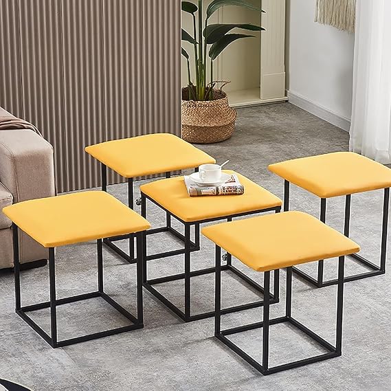Tabouret Intelligent 5 en 1 – Design Moderne pour Intérieurs Élégants & Haut de Gamme