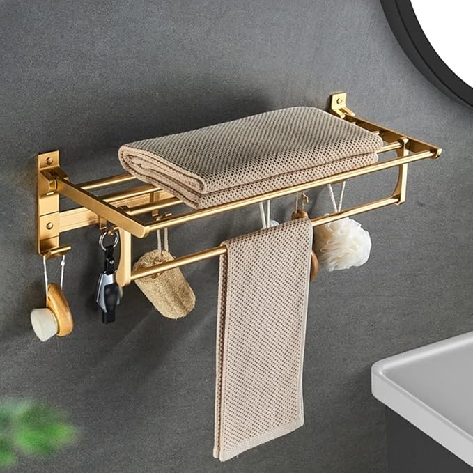 Étagère de Salle de Bain en Aluminium : Rangement Pratique et Élégant