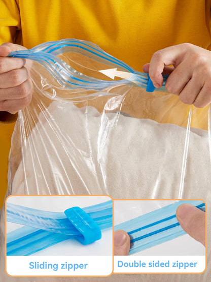 Sacs de Rangement Sous Vide – Lot de 5 (Voyage & Maison)