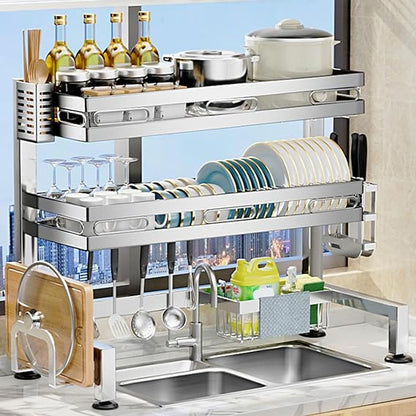 Égouttoir Premium au-dessus de l’évier – Gagnez de l’espace et gardez votre cuisine toujours propre