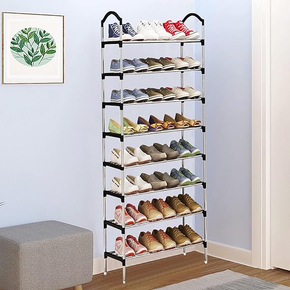 Étagère à Chaussures Multi-Niveaux – Rangement Gain de Place et Design Élégant
