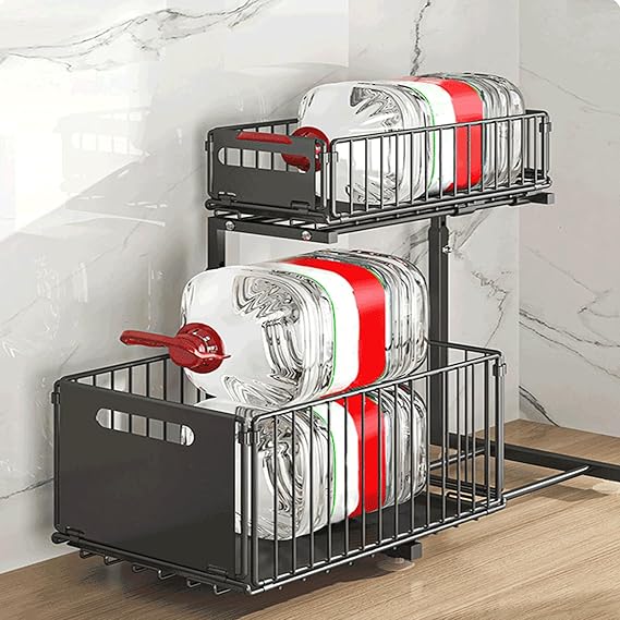 Rangement Coulissant Intelligent pour Cuisine & Salle de Bain
