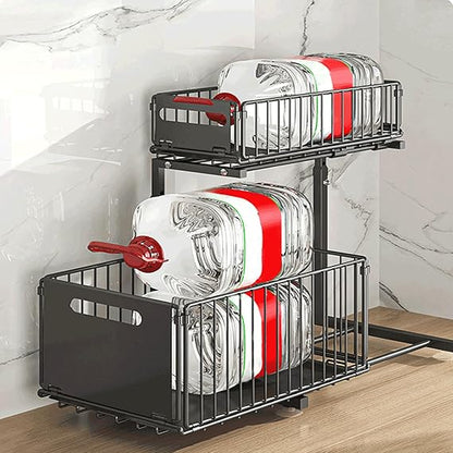 Rangement Coulissant Intelligent pour Cuisine & Salle de Bain
