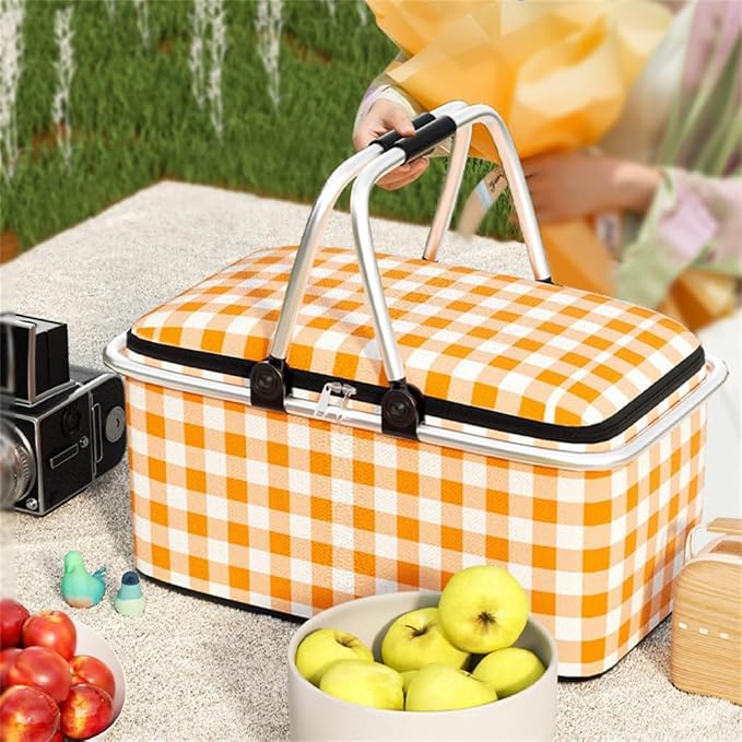 Panier de Pique-Nique Isotherme Pliable – Votre allié indispensable pour l’été