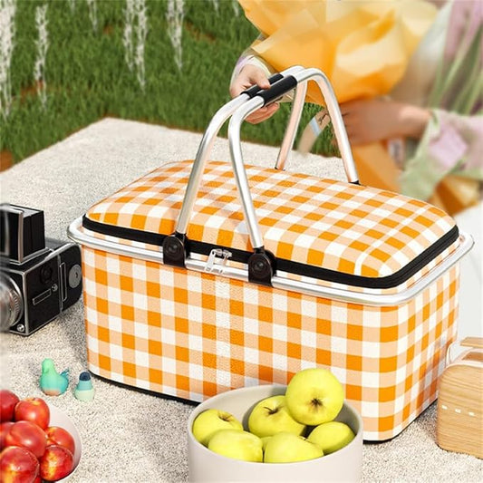 Panier de Pique-Nique Isotherme Pliable – Votre allié indispensable pour l’été