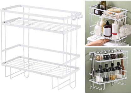 Étagère de Rangement Pratique pour Salle de Bain – Solution Gain de Place au-dessus des Toilettes