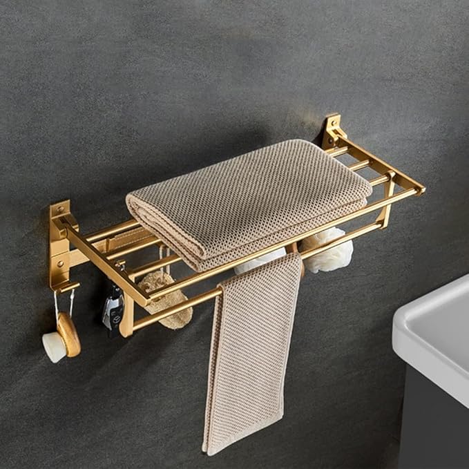 Étagère de Salle de Bain en Aluminium : Rangement Pratique et Élégant