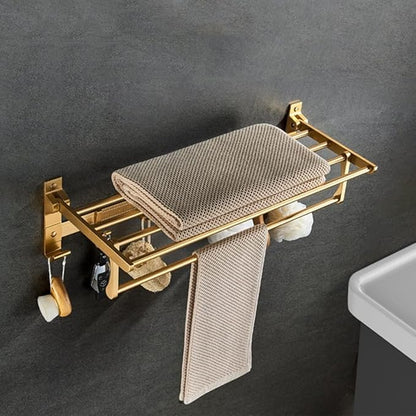 Étagère de Salle de Bain en Aluminium : Rangement Pratique et Élégant