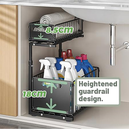 Rangement Coulissant Intelligent pour Cuisine & Salle de Bain