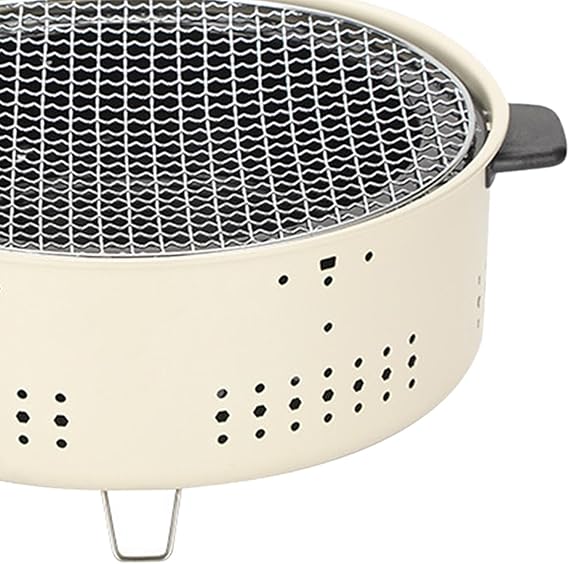 Barbecue Charbon Portable avec Support – Grill Compact pour Camping, Jardin et Pique-Nique