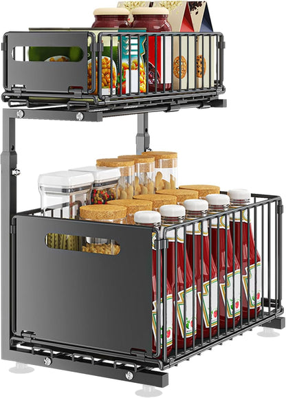 Rangement Coulissant Intelligent pour Cuisine & Salle de Bain