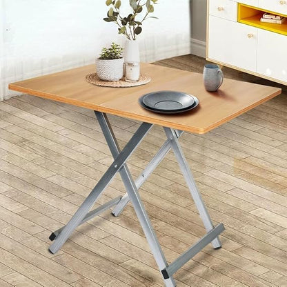 Table Pliante Multifonctionnelle en Bois – Compacte, Pratique et Élégante