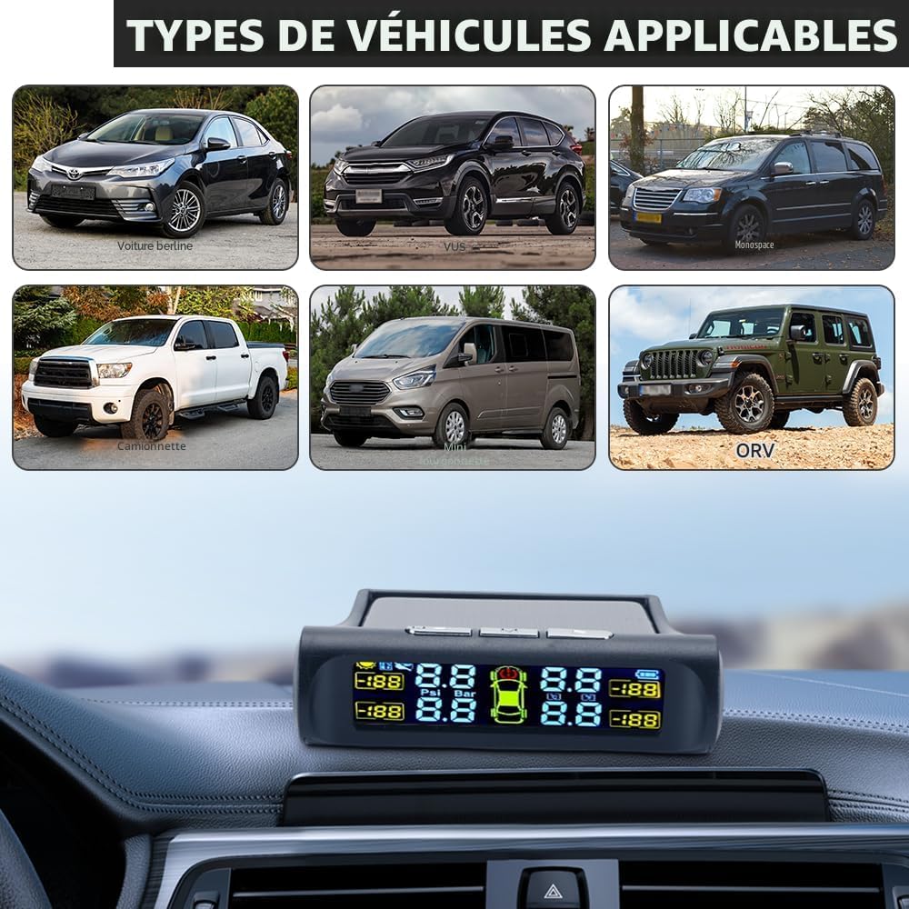 Sécurisez votre conduite avec un système TPMS intelligent