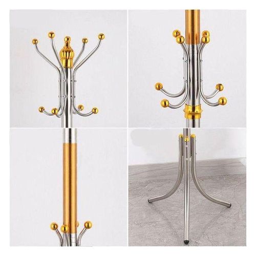 Porte-manteau sur pied moderne en métal – Design élégant et stable pour entrée et bureau