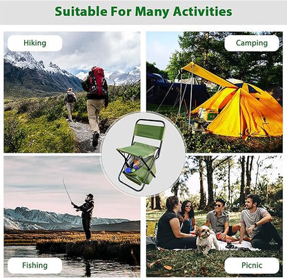Chaise de Camping Pliable avec Sac Isotherme Intégré – Portable, Légère et Ultra Résistante