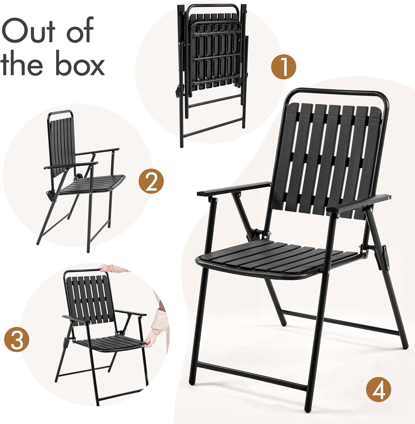 Chaise Pliante Yarabox – Confort pour Jardin et Terrasse