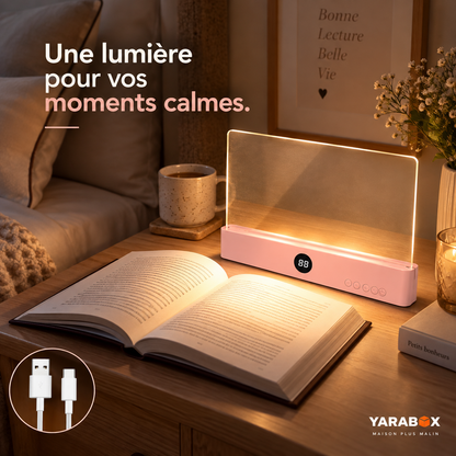 Lampe de Lecture 2-en-1 – Éclairage Confortable pour Lire & Étudier