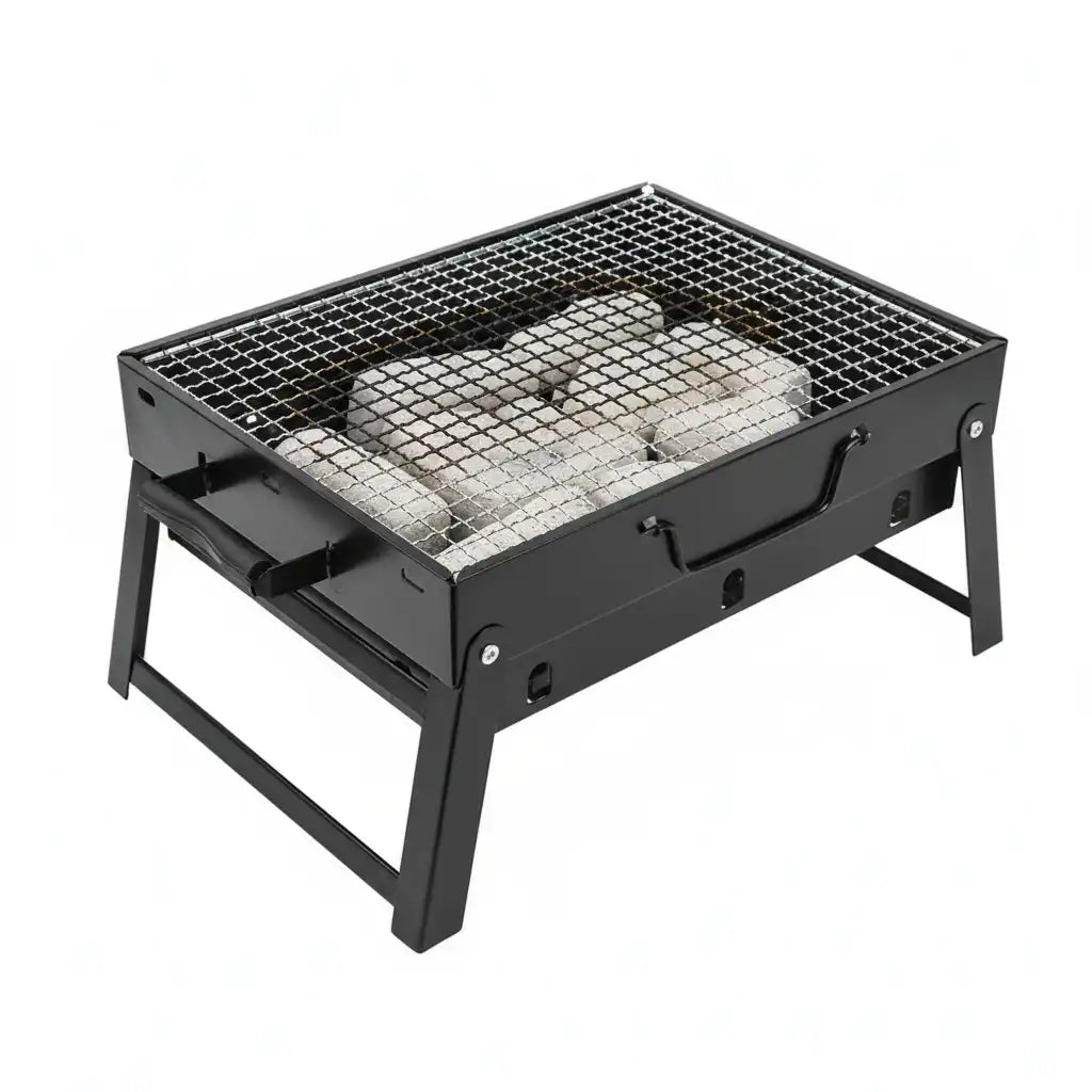 Barbecue Portable Rectangulaire à Charbon
