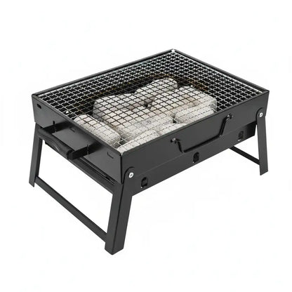 Barbecue Portable Rectangulaire à Charbon