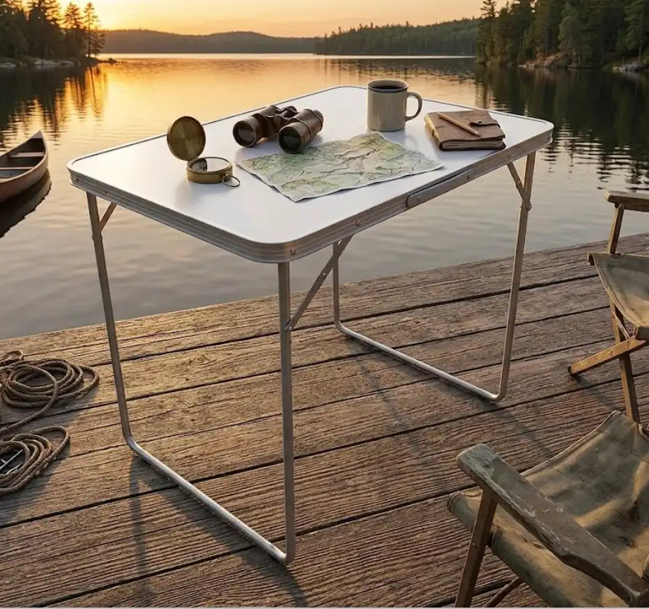Table de Camping Portable – Confort et Praticité
