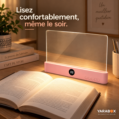 Lampe de Lecture 2-en-1 – Éclairage Confortable pour Lire & Étudier