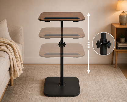 Table d’Ordinateur Réglable & Pivotante 180° – Votre Bureau Partout à la Maison