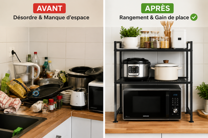 &nbsp;Organisateur de Cuisine Premium – Gain de Place & Résistance Extrême