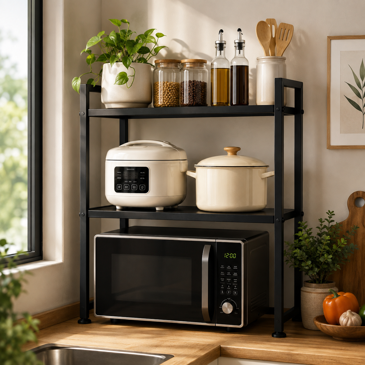 &nbsp;Organisateur de Cuisine Premium – Gain de Place & Résistance Extrême