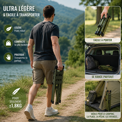 Chaise Pliante Outdoor – Votre Confort, Partout où Vous Allez