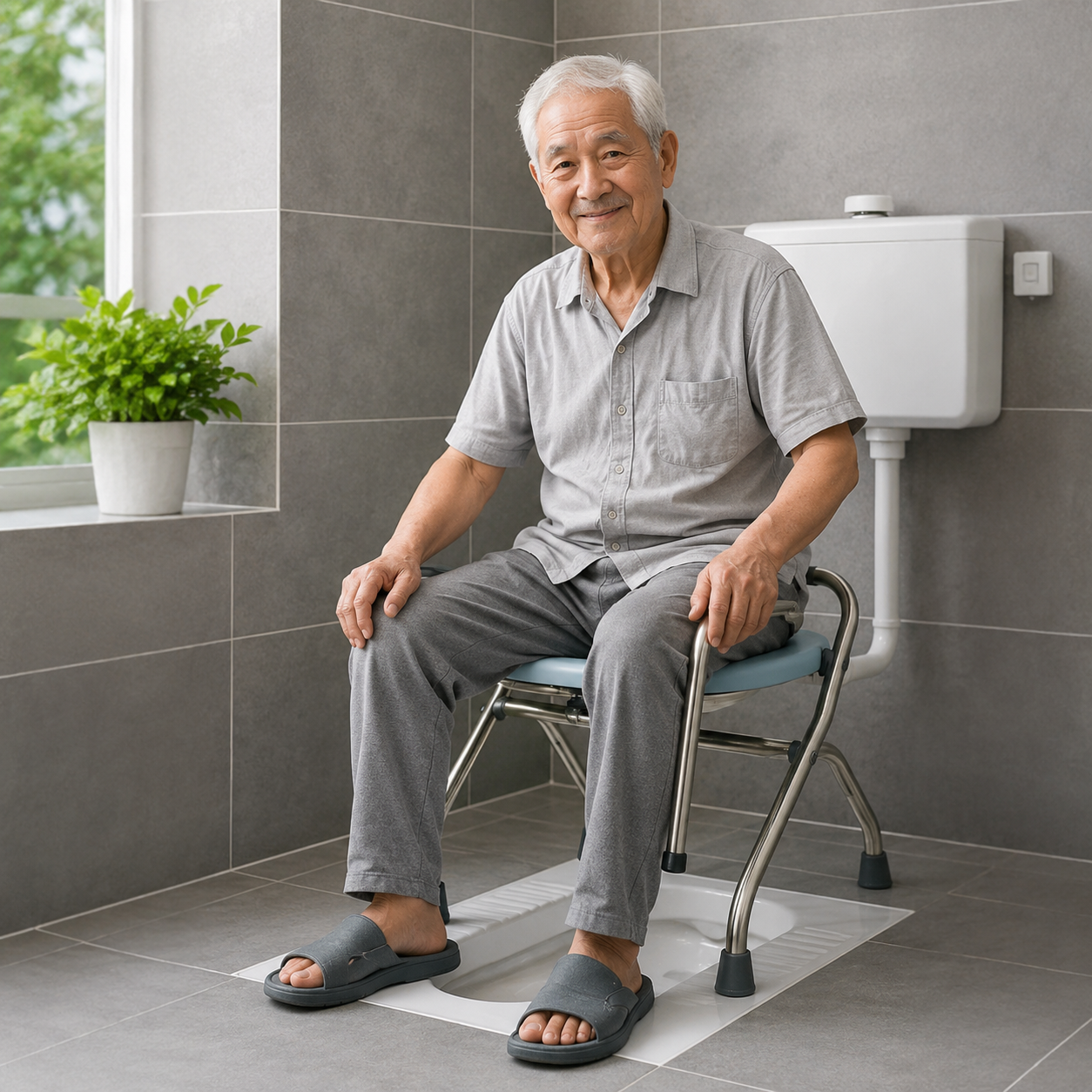 Chaise de Toilette Portable Pliable – Confort &amp; Dignité au Quotidien