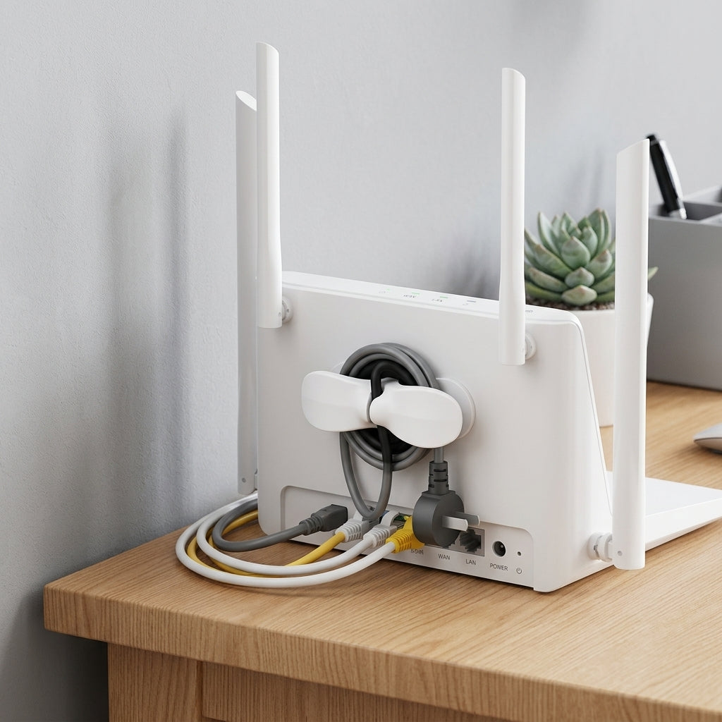 Organisateur de Câbles Autocollant en Silicone – Solution Simple pour une Maison Toujours Bien Rangée