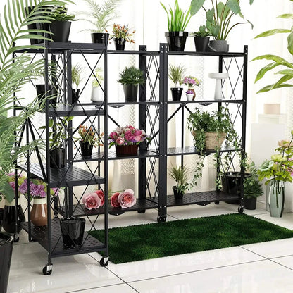 Étagère de Rangement Pliable pour Bureau et Cuisine – Solution de Stockage Pratique et Élégante