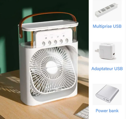 Climatiseur Portable WDFYD – Fraîcheur Instantanée et Bien-Être à Portée de Main !