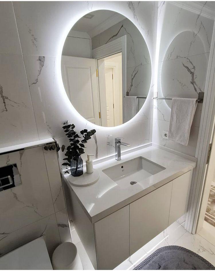Le miroir LED rond  (60×60 cm)