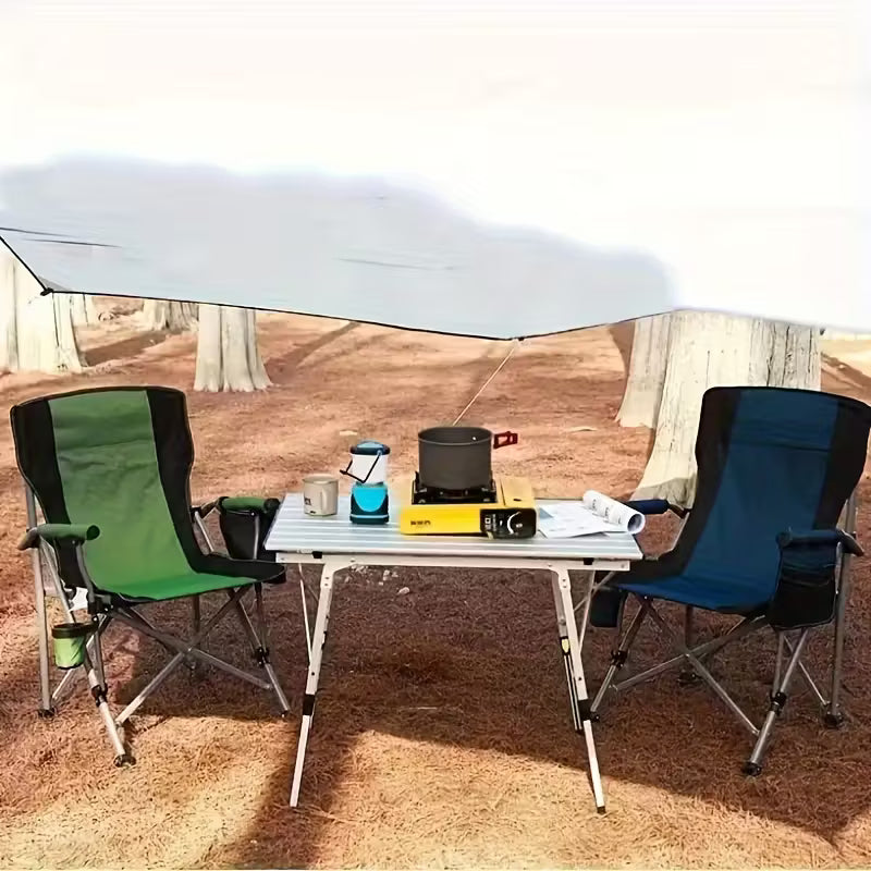 Chaise de Camping Luxe Pliable – Confort Absolu & Stabilité Renforcée pour Vos Moments en Plein Air