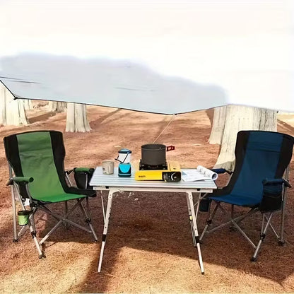 Chaise de Camping Luxe Pliable – Confort Absolu & Stabilité Renforcée pour Vos Moments en Plein Air
