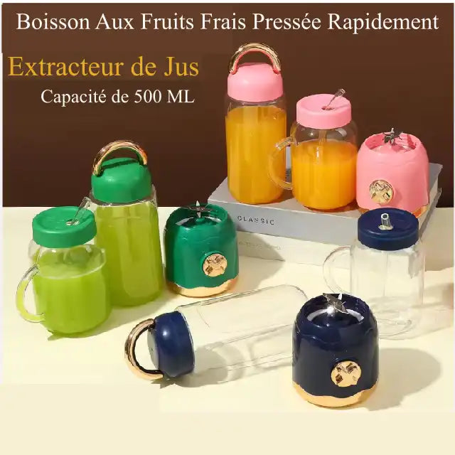 🏷️ Mini Mixeur Portable Rechargeable 500ml