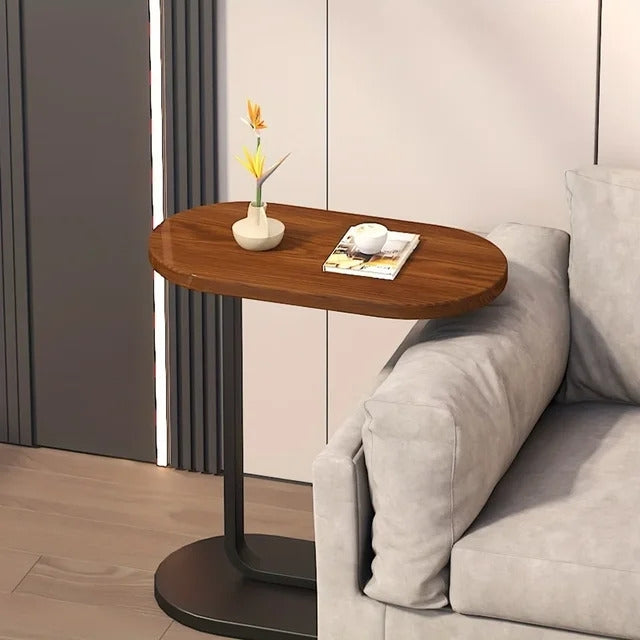 Table d’appoint multifonction en forme de C