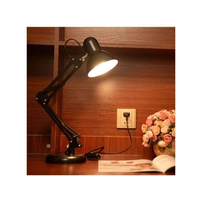 Lampe de Bureau LED à Bras Réglable – Éclairage Doux & Protection des Yeux