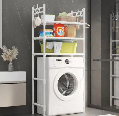 Étagère de Rangement au-dessus de la Machine à Laver – Organisation Gain de Place pour Buanderie et Salle de Bain