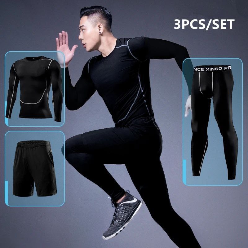 Ensemble de Sport 3 Pièces Homme – Confort & Performance