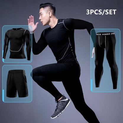 Ensemble de Sport 3 Pièces Homme – Confort & Performance