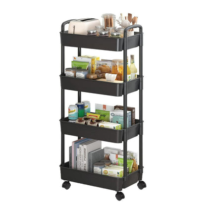 Chariot de rangement intelligent – Organisation et élégance dans chaque coin de votre maison !