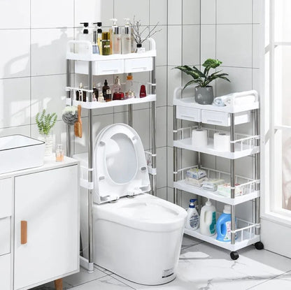 Optimisez l'Espace de Votre Salle de Bain avec ce Meuble de Rangement au-dessus des Toilettes