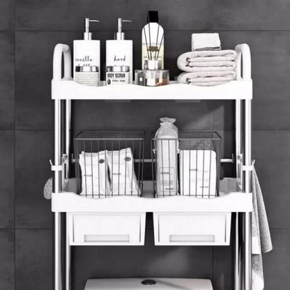 Optimisez l'Espace de Votre Salle de Bain avec ce Meuble de Rangement au-dessus des Toilettes