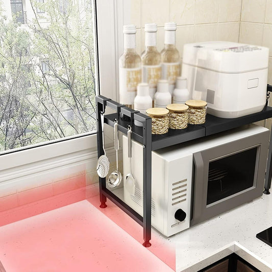 Étagère de Rangement pour Micro-Ondes – Support Pratique et Durable pour la Cuisine